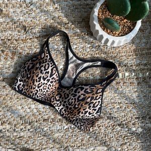 Pink Yoga Leopard Bra